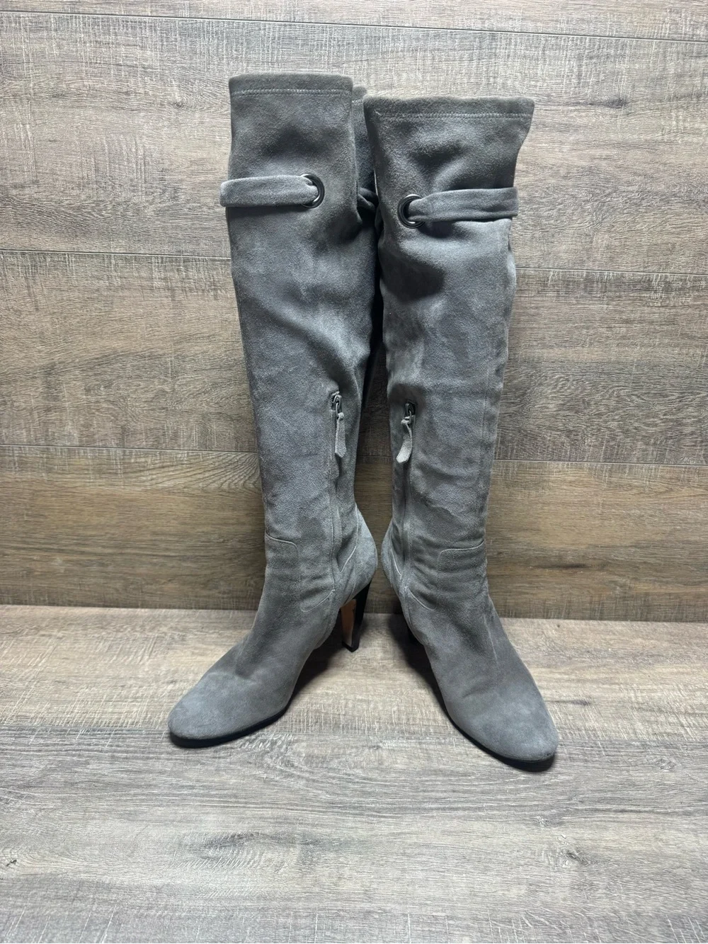 Cole Haan Women’s Over-the-Knee Suede Boots in Gray